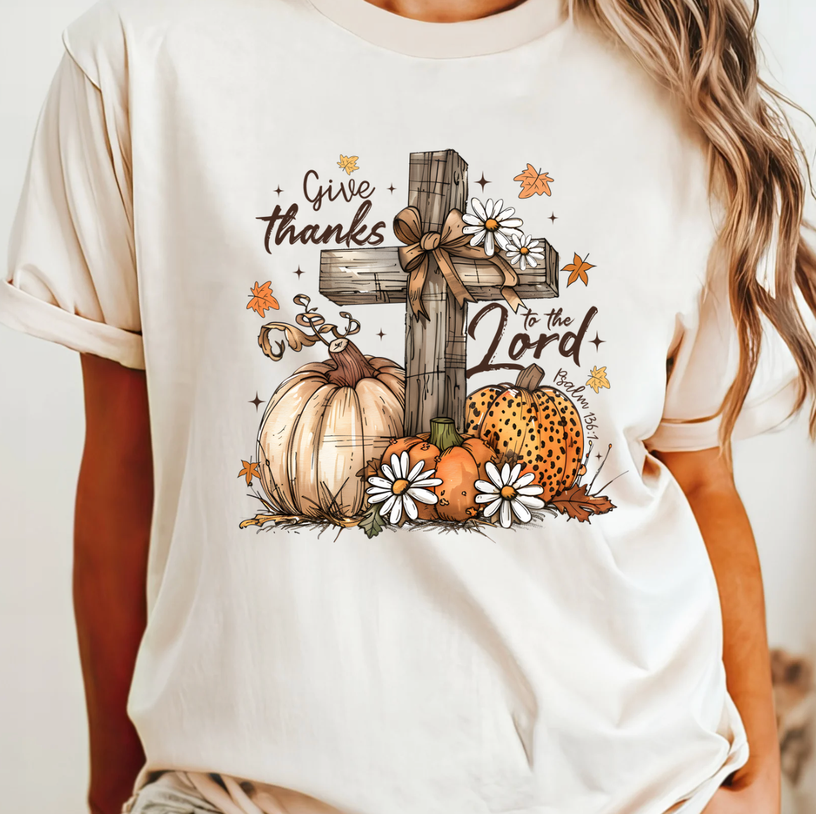 Give Thanks To The Lord Fall Tee
