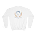 Down Syndrome Awareness Youth Crewneck – Floral Ribbon