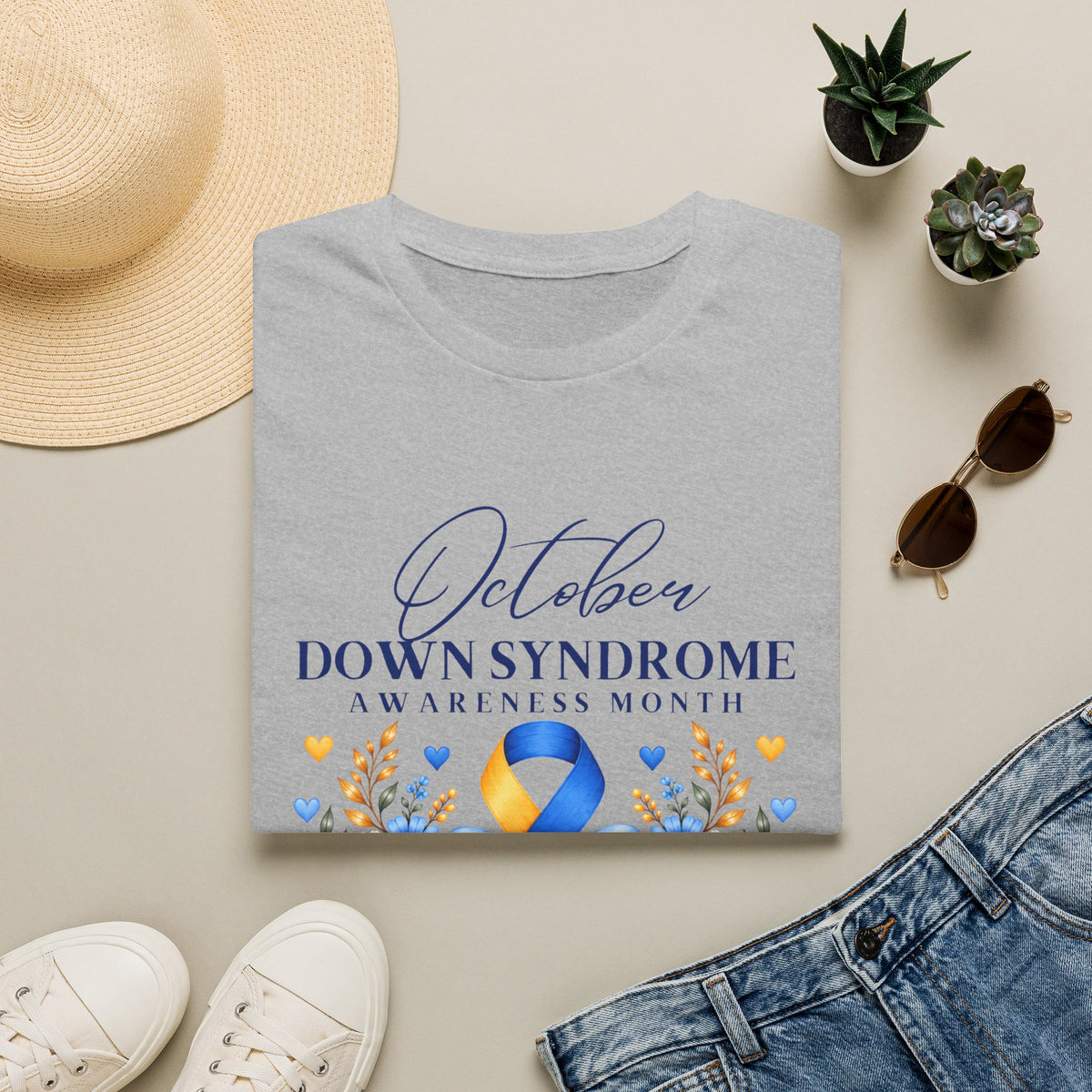 Caydence Down Syndrome Awareness Tee – Adult (Girl Design on Back)