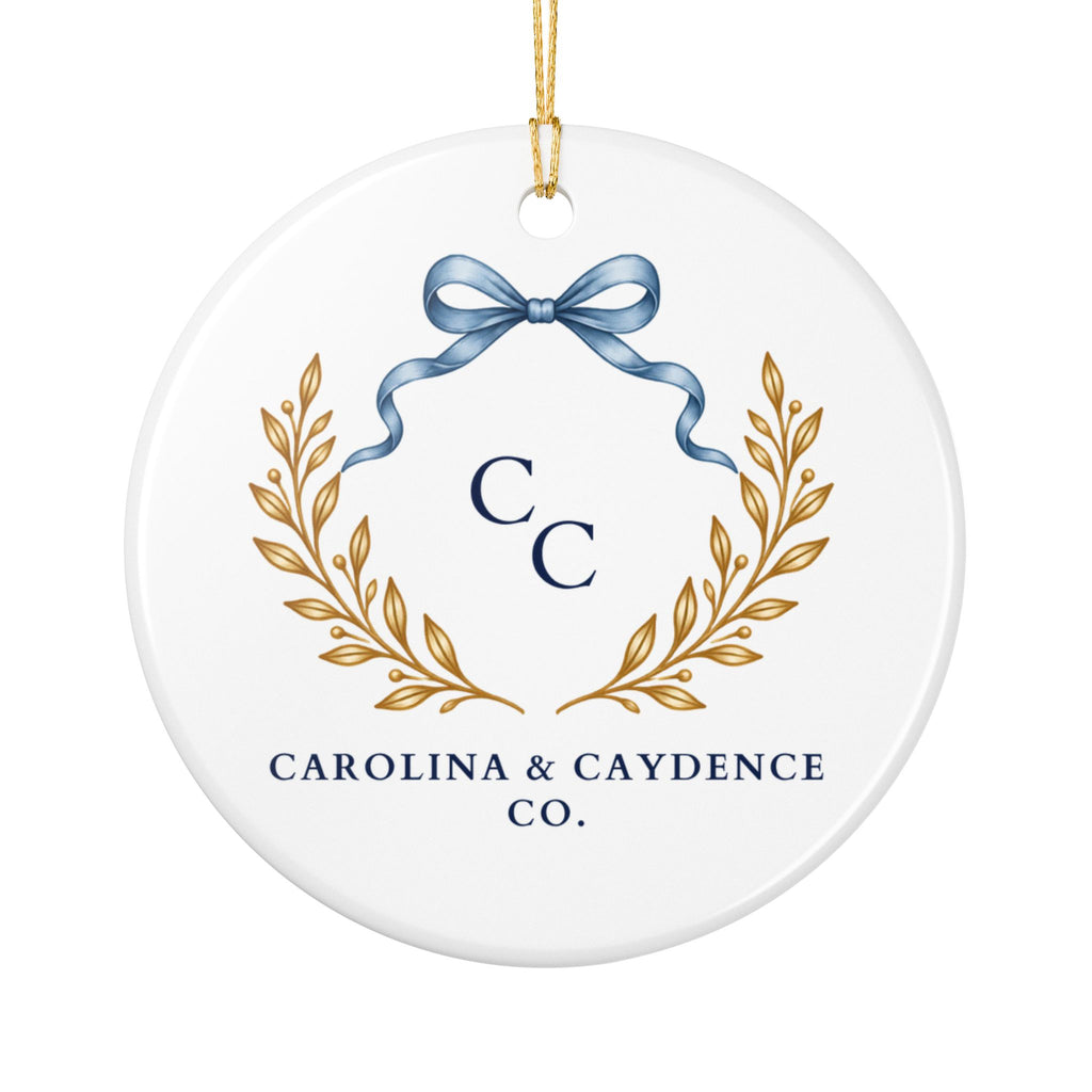 Boy Down Syndrome Awareness Personalized Ceramic Ornament – "Different, Beautiful, Purposeful, Enough" Charity Keepsake