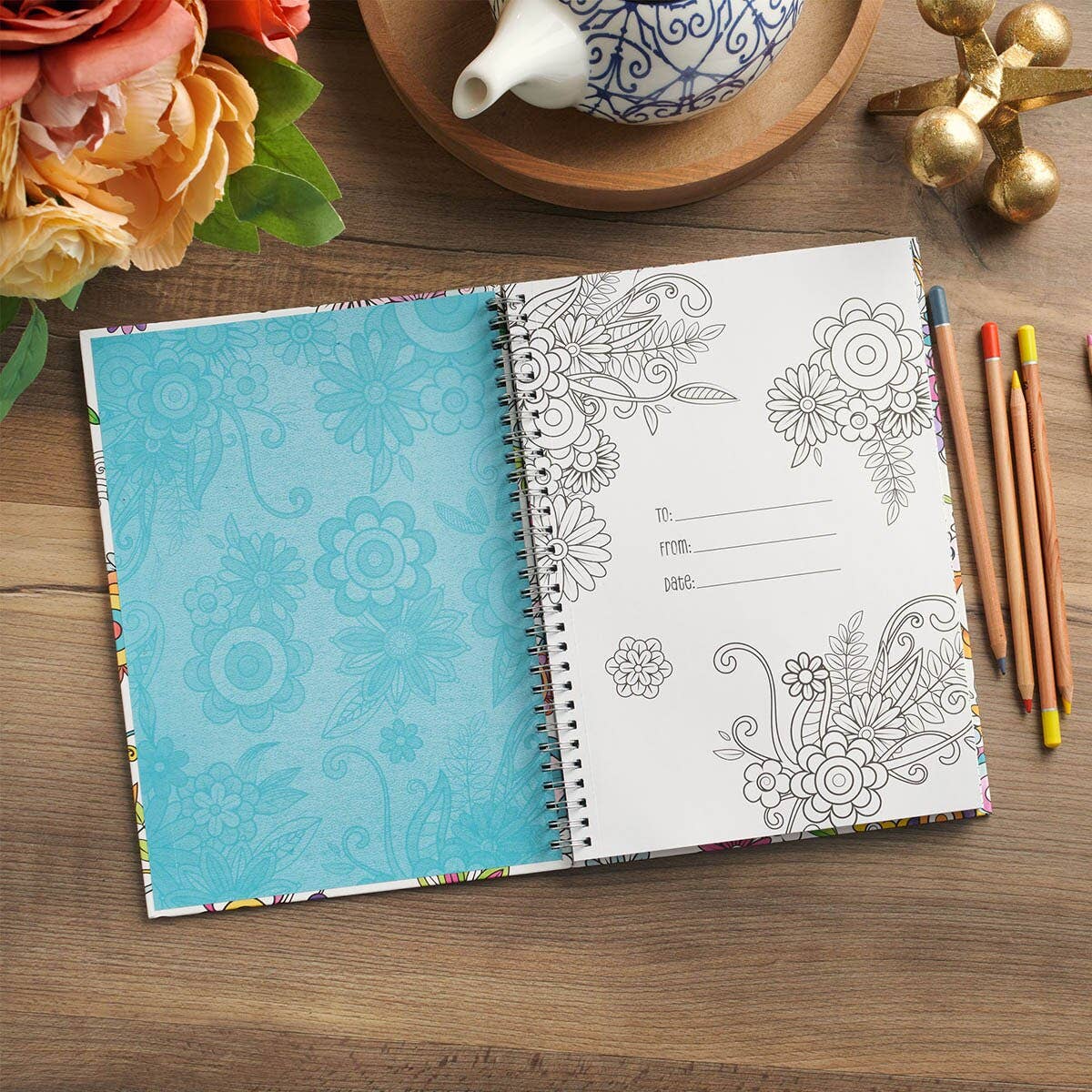 Coloring Through the Psalms – Spiral Coloring Book