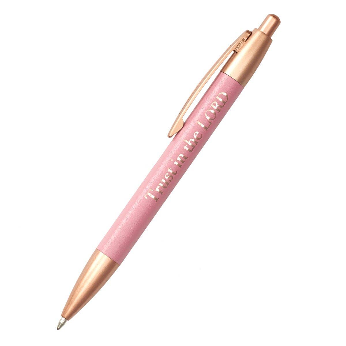 Trust in the Lord Pink Gift Pen – Proverbs 3:5