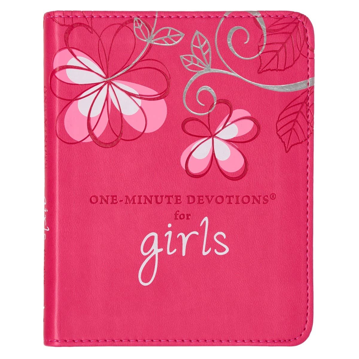 One-Minute Devotions for Girls – Pink Faux Leather