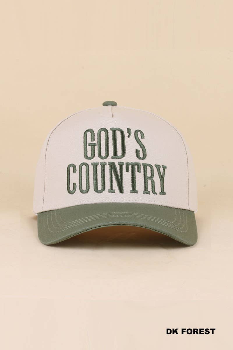 God's Country Two-Tone Snapback Hat