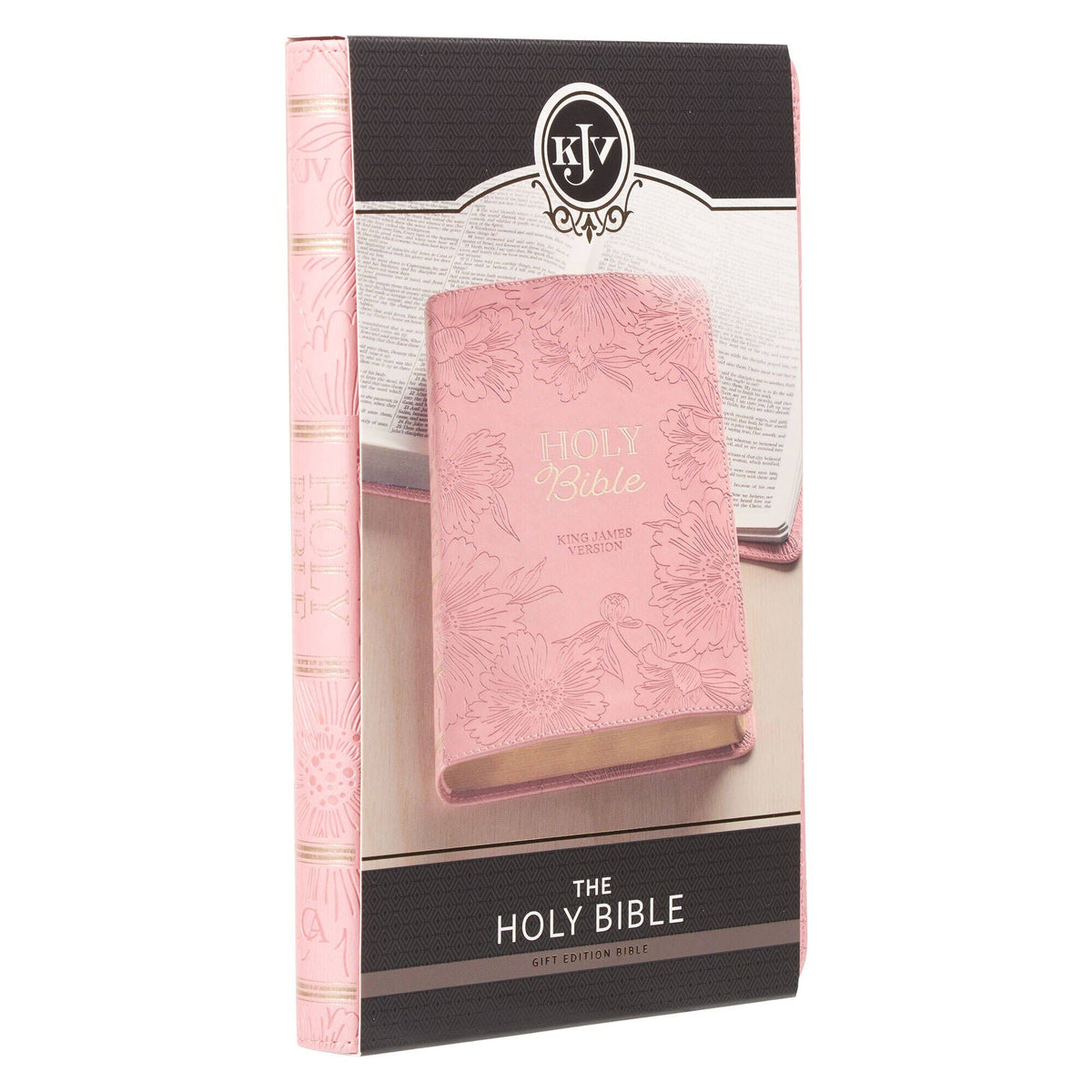 KJV Gift Edition Bible – Light Pink Faux Leather