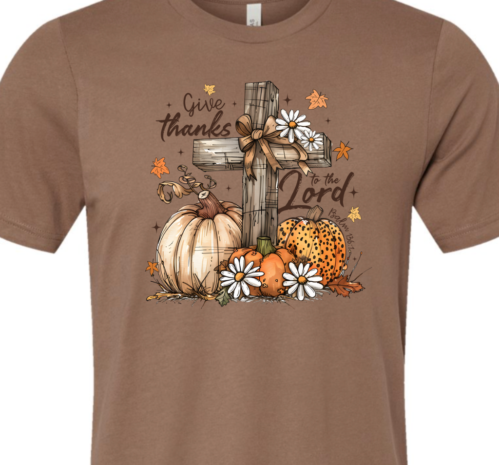 Give Thanks To The Lord Fall Tee