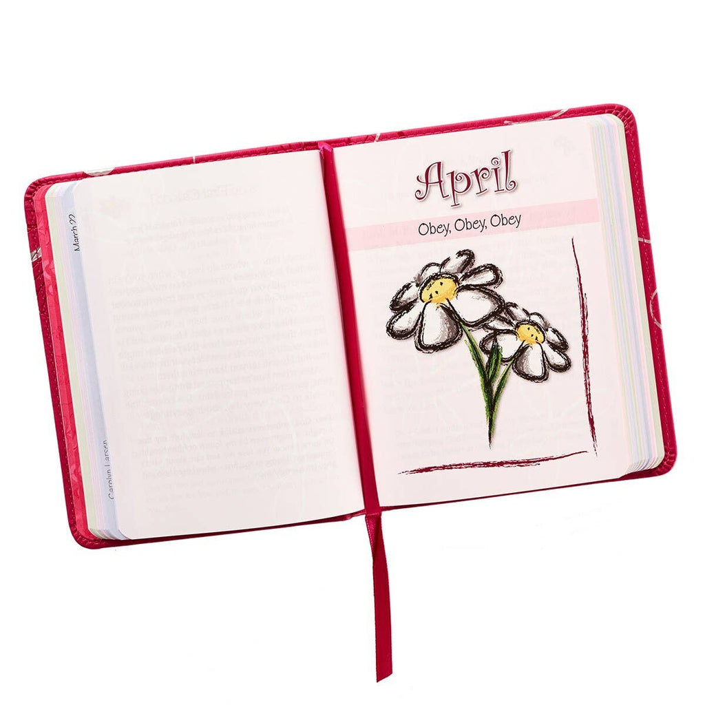 One-Minute Devotions for Girls – Pink Faux Leather
