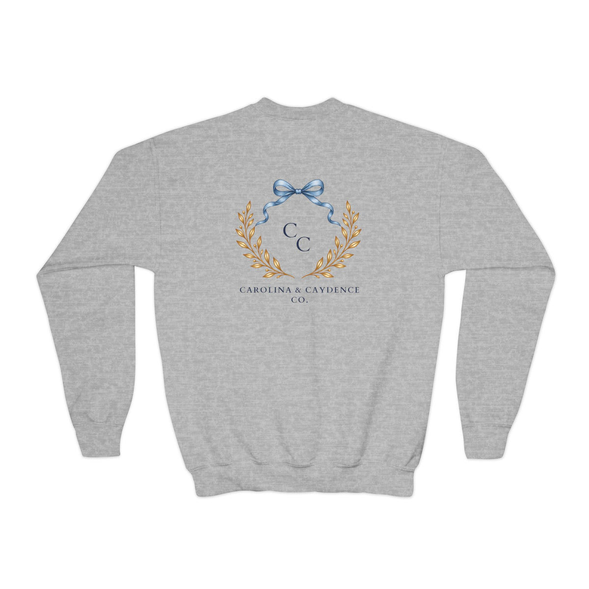 Down Syndrome Awareness Youth Crewneck – Floral Ribbon