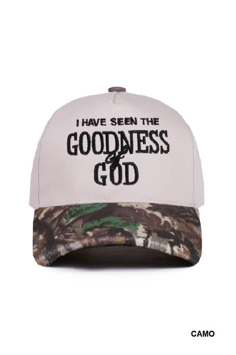 I Have Seen the Goodness of God Two-Tone Cotton Cap