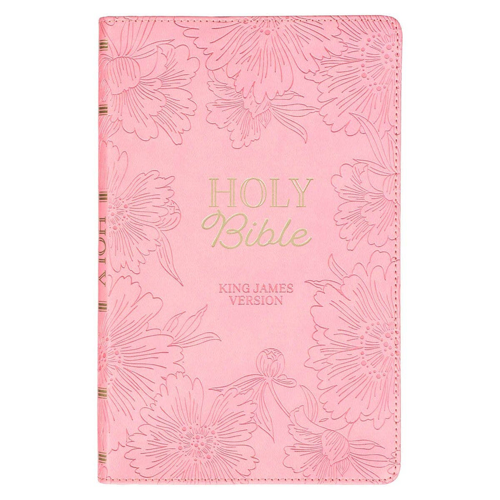 KJV Gift Edition Bible – Light Pink Faux Leather