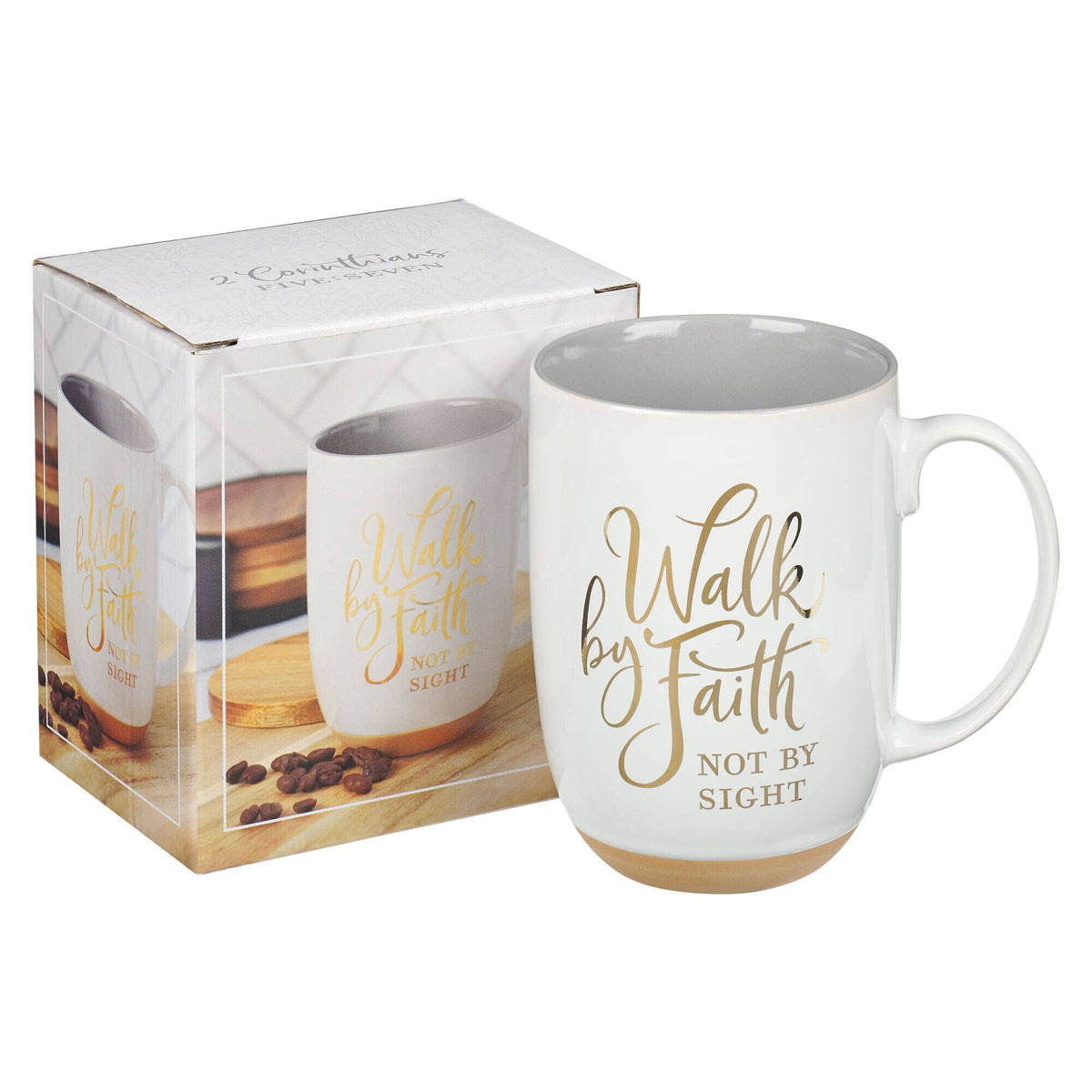 Walk by Faith Coffee Mug – 2 Corinthians 5:7