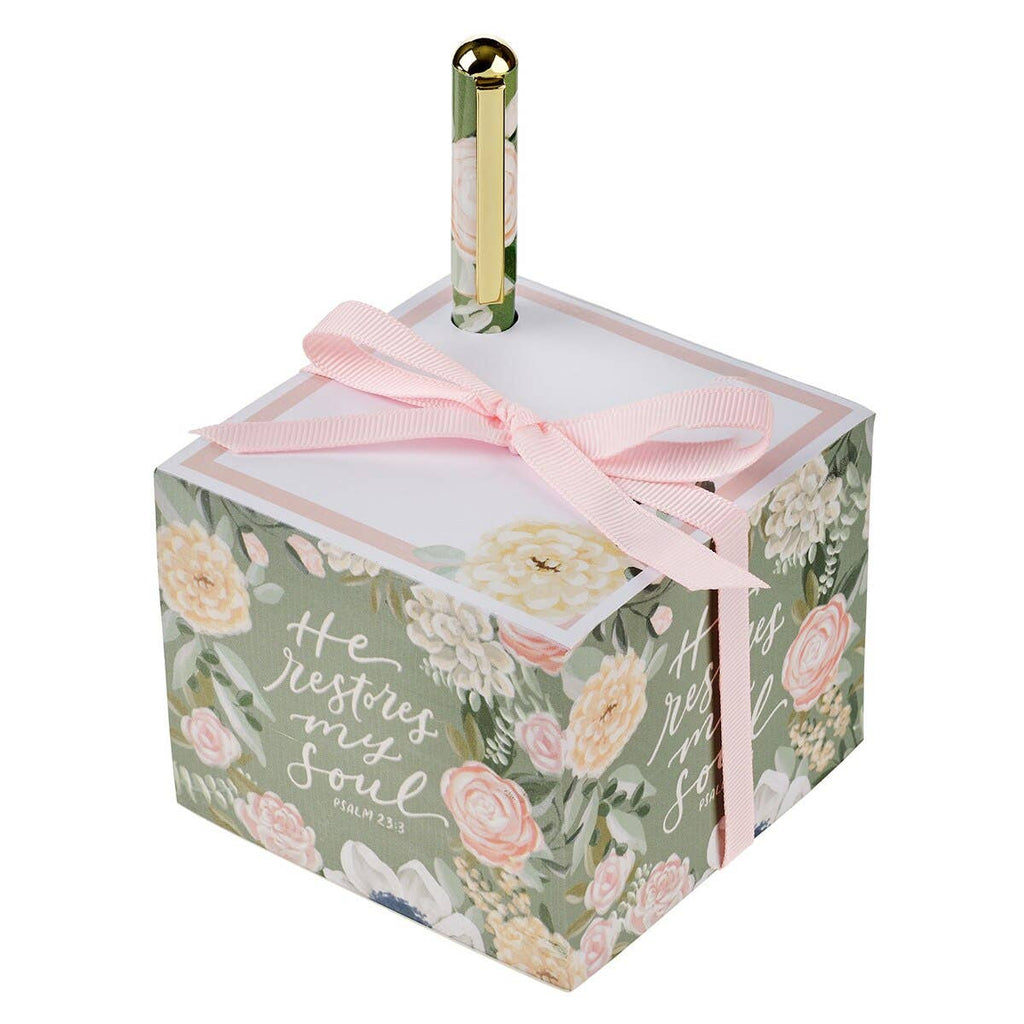 The Lord Stood With Me Note Block with Pen – 2 Timothy 4:17