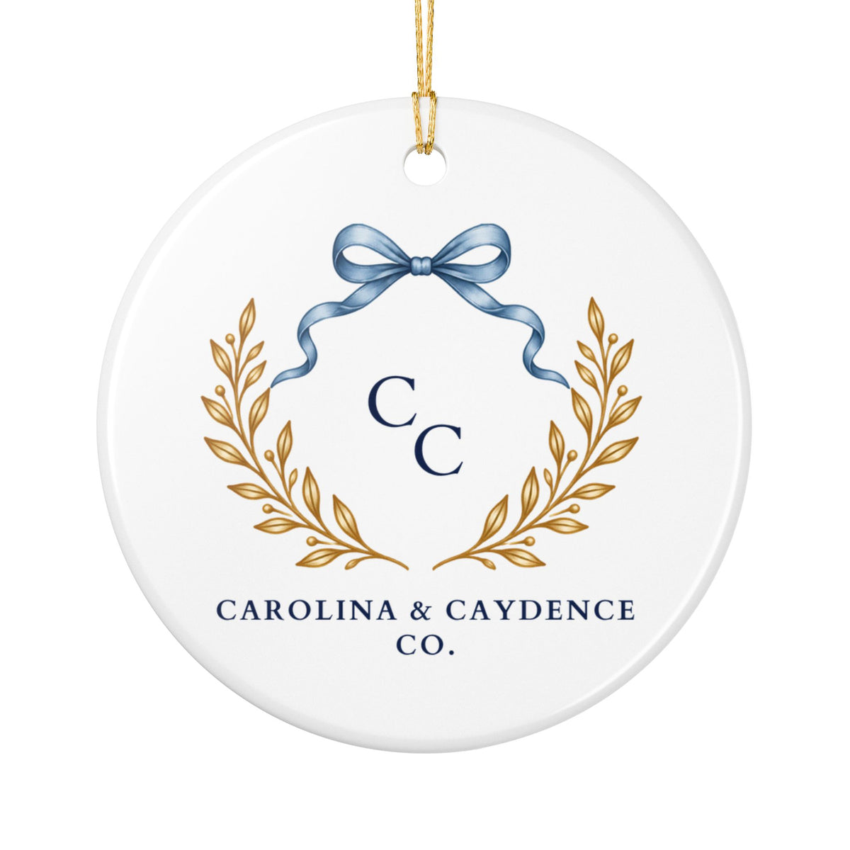 Ceramic Ornament – "Wonderfully Made, Loved by God" Floral Religious Keepsake