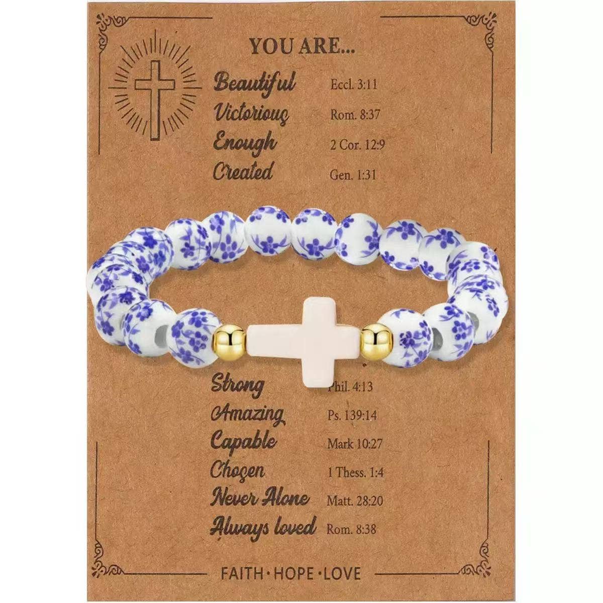 Chinoiserie Cross Bracelets