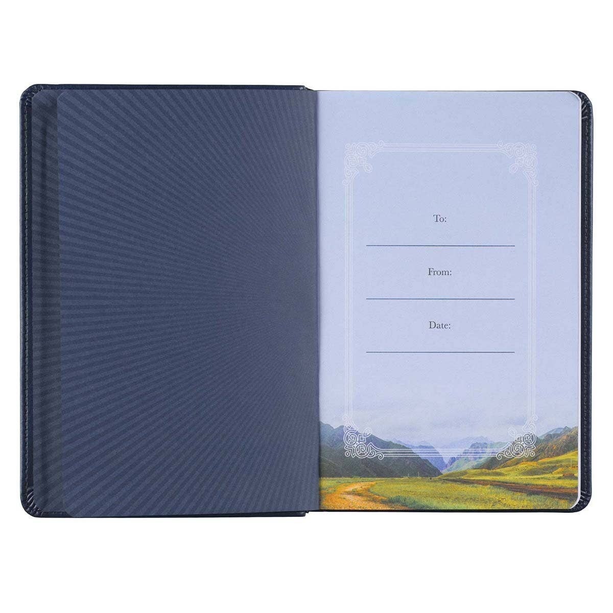 Daily Light for Men – Blue Faux Leather Devotional