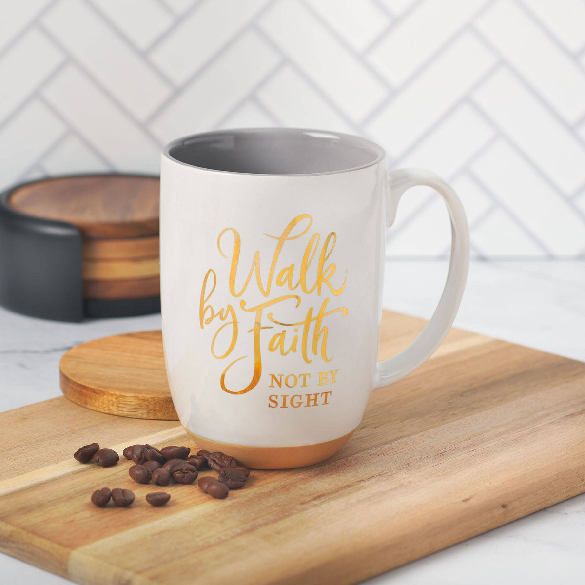 Walk by Faith Coffee Mug – 2 Corinthians 5:7