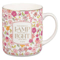 Your Word Is a Lamp Pink Floral Coffee Mug – Psalm 119:105