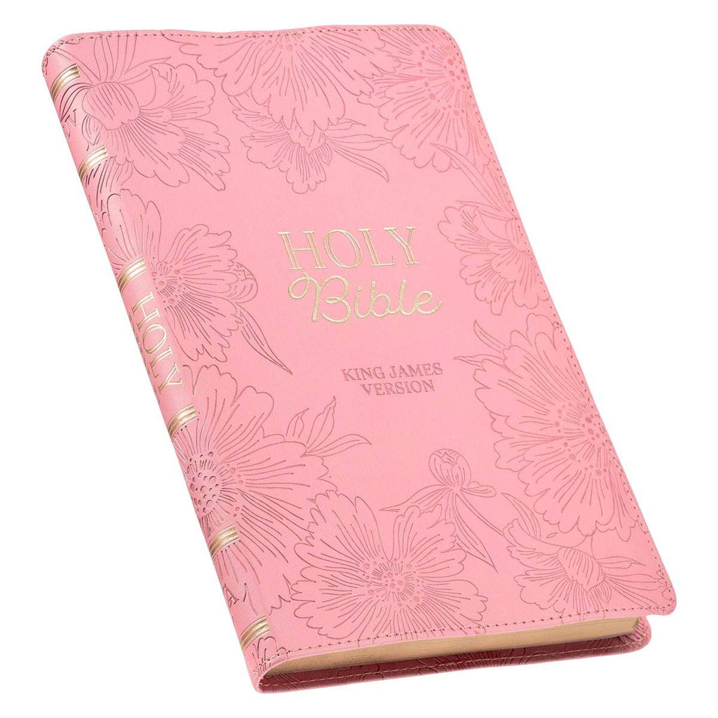 KJV Gift Edition Bible – Light Pink Faux Leather
