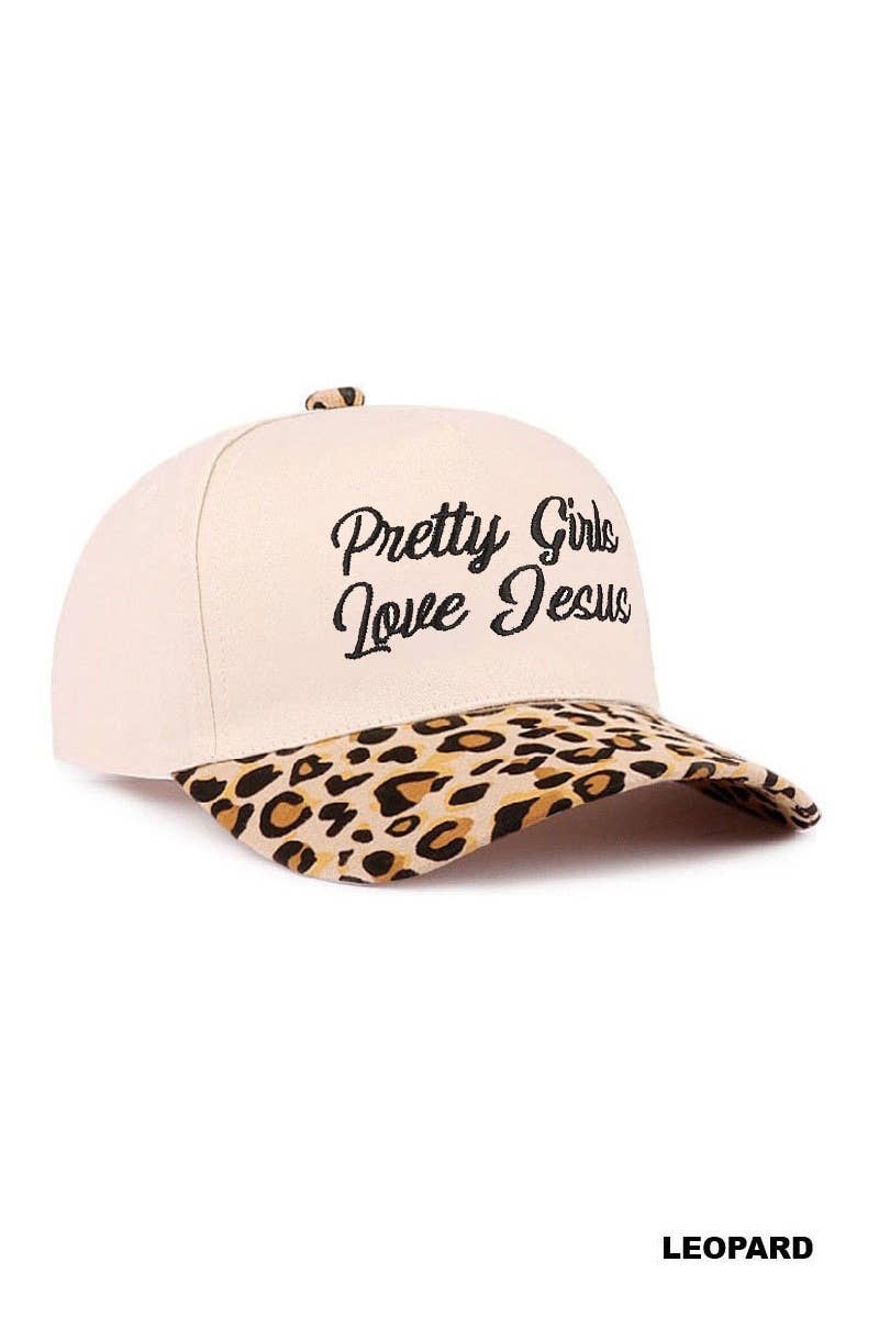 Pretty Girls Love Jesus Two-Tone Cotton Hat