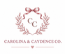 Carolina & Caydence Co. logo with separated CC initials