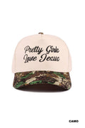 Pretty Girls Love Jesus Two-Tone Cotton Hat