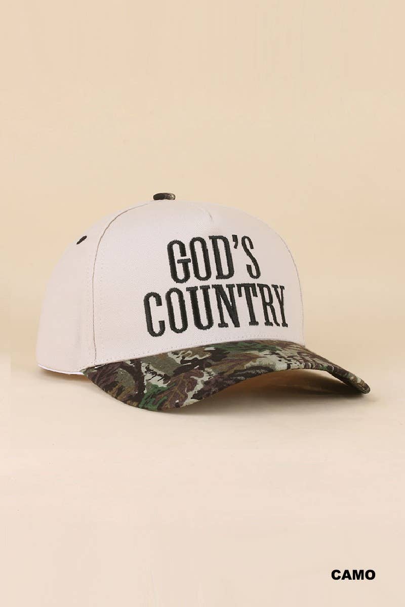 God's Country Two-Tone Snapback Hat