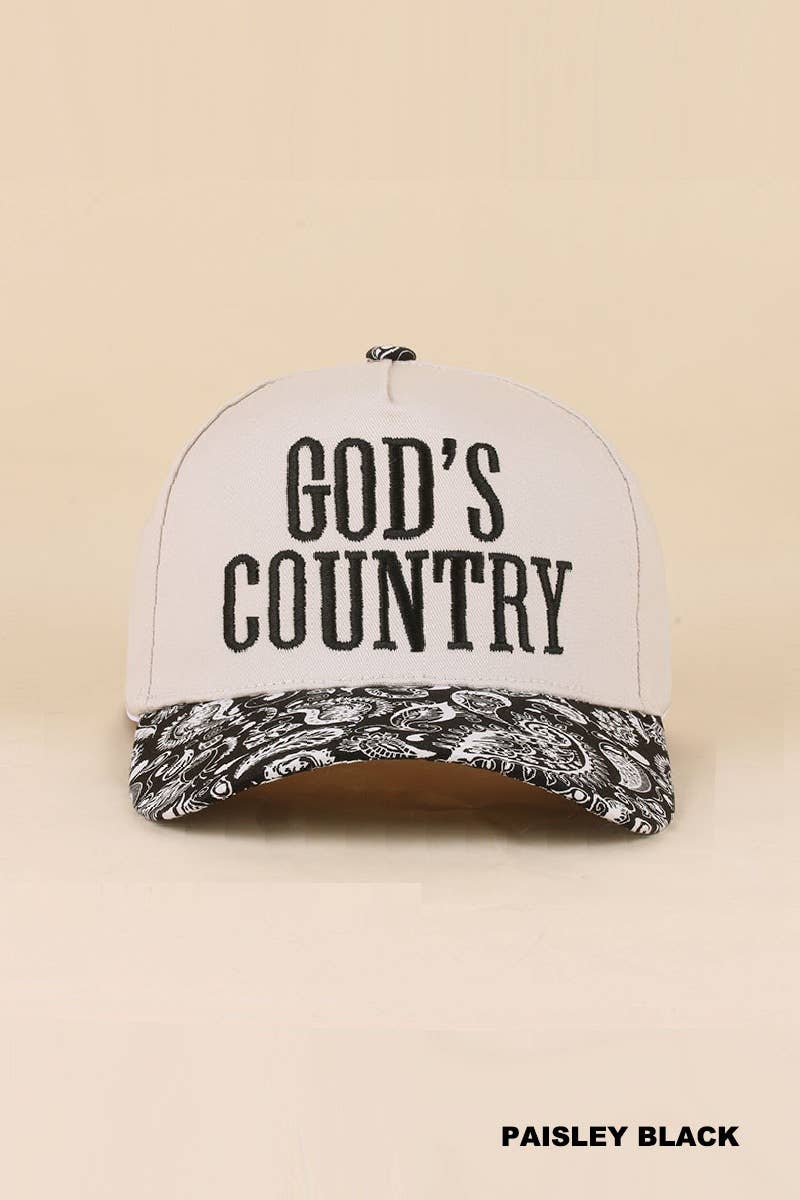 God's Country Two-Tone Snapback Hat