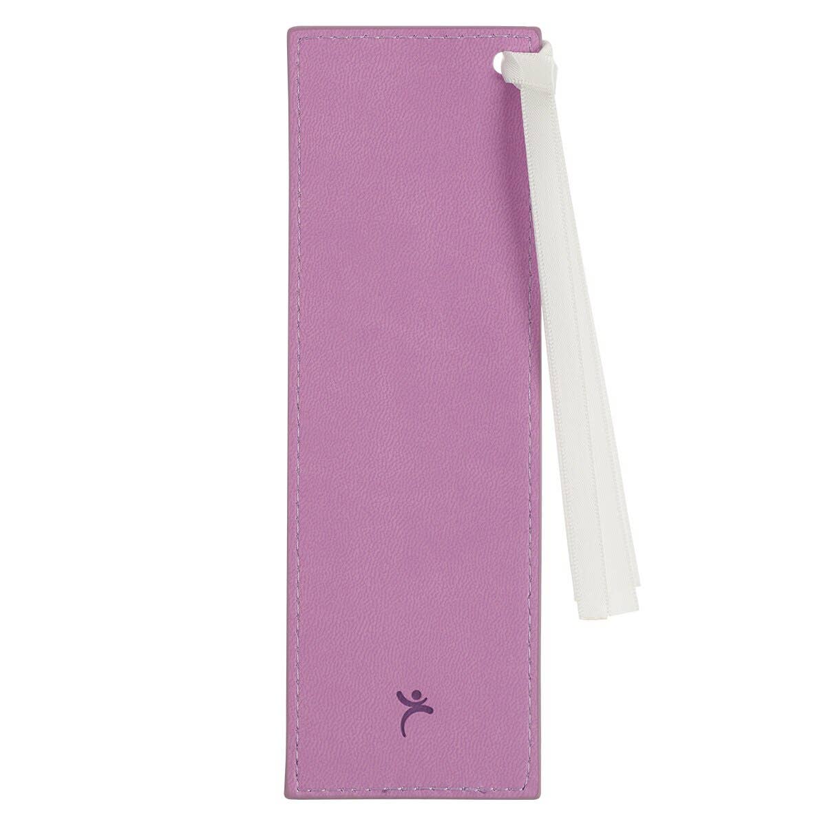 Be Still Lilac Faux Leather Bookmark – Psalm 46:10